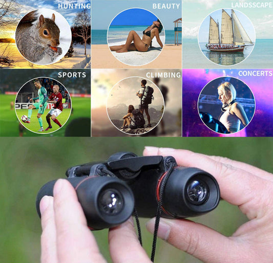 Binoculares Compactos 8x22 BAK4 – Potentes, Livianos y de Alta Definición para Aventureros