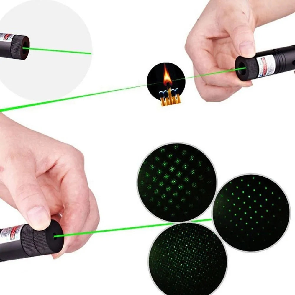 Puntero Láser Astronómico Verde de Alta Potencia 5000mW para Observación Estelar