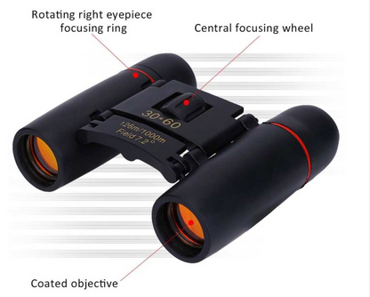 Binoculares Compactos 8x22 BAK4 – Potentes, Livianos y de Alta Definición para Aventureros