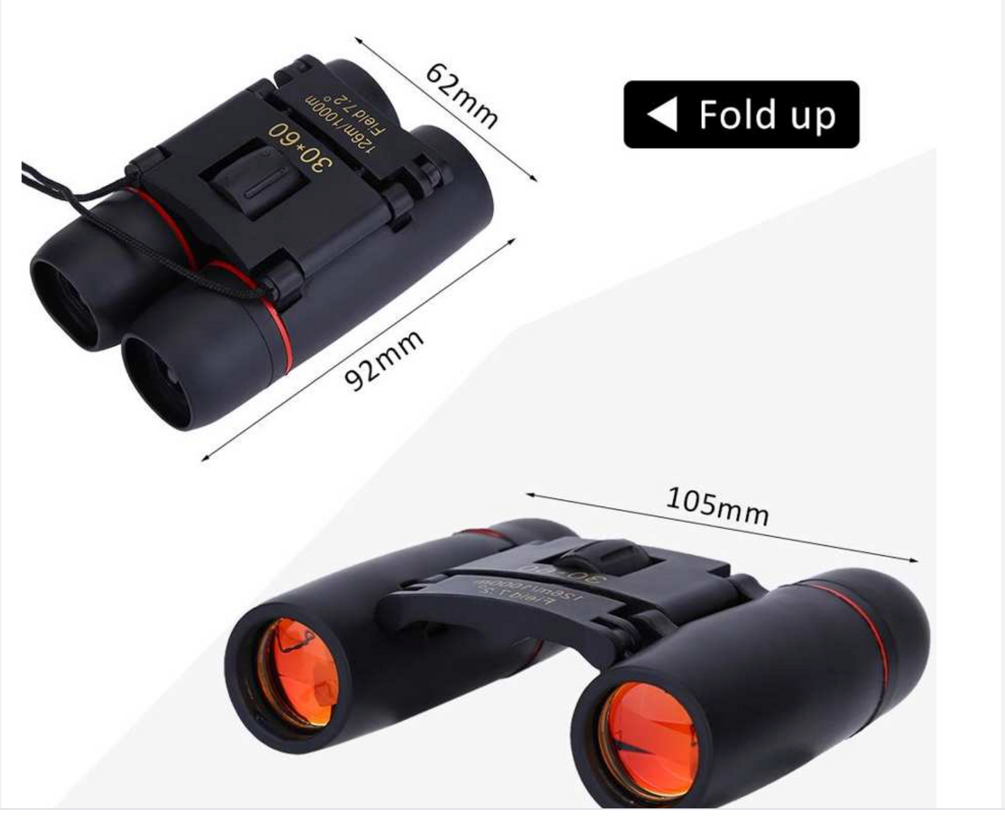 Binoculares Compactos 8x22 BAK4 – Potentes, Livianos y de Alta Definición para Aventureros