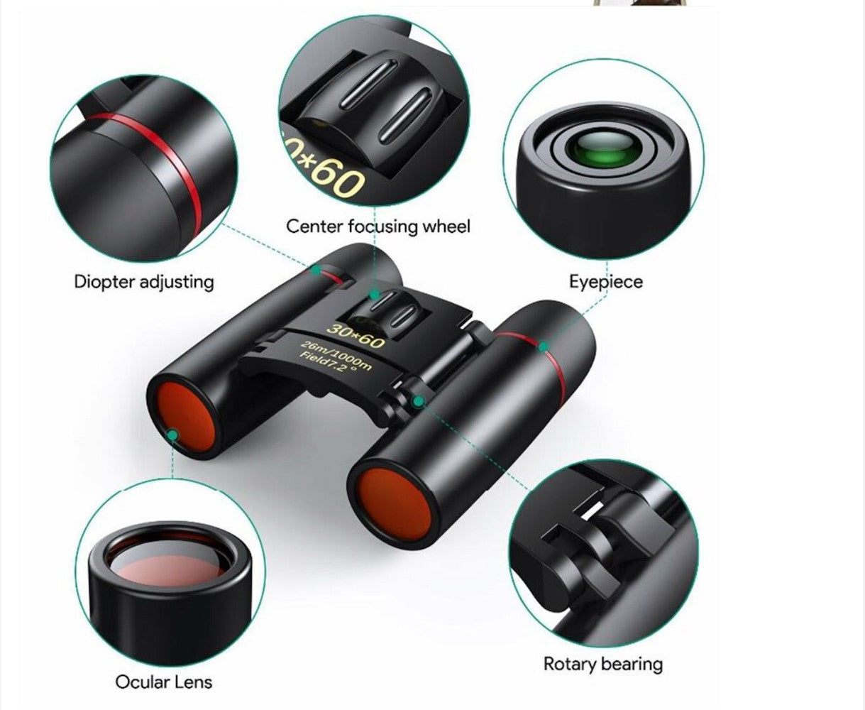 Binoculares Compactos 8x22 BAK4 – Potentes, Livianos y de Alta Definición para Aventureros