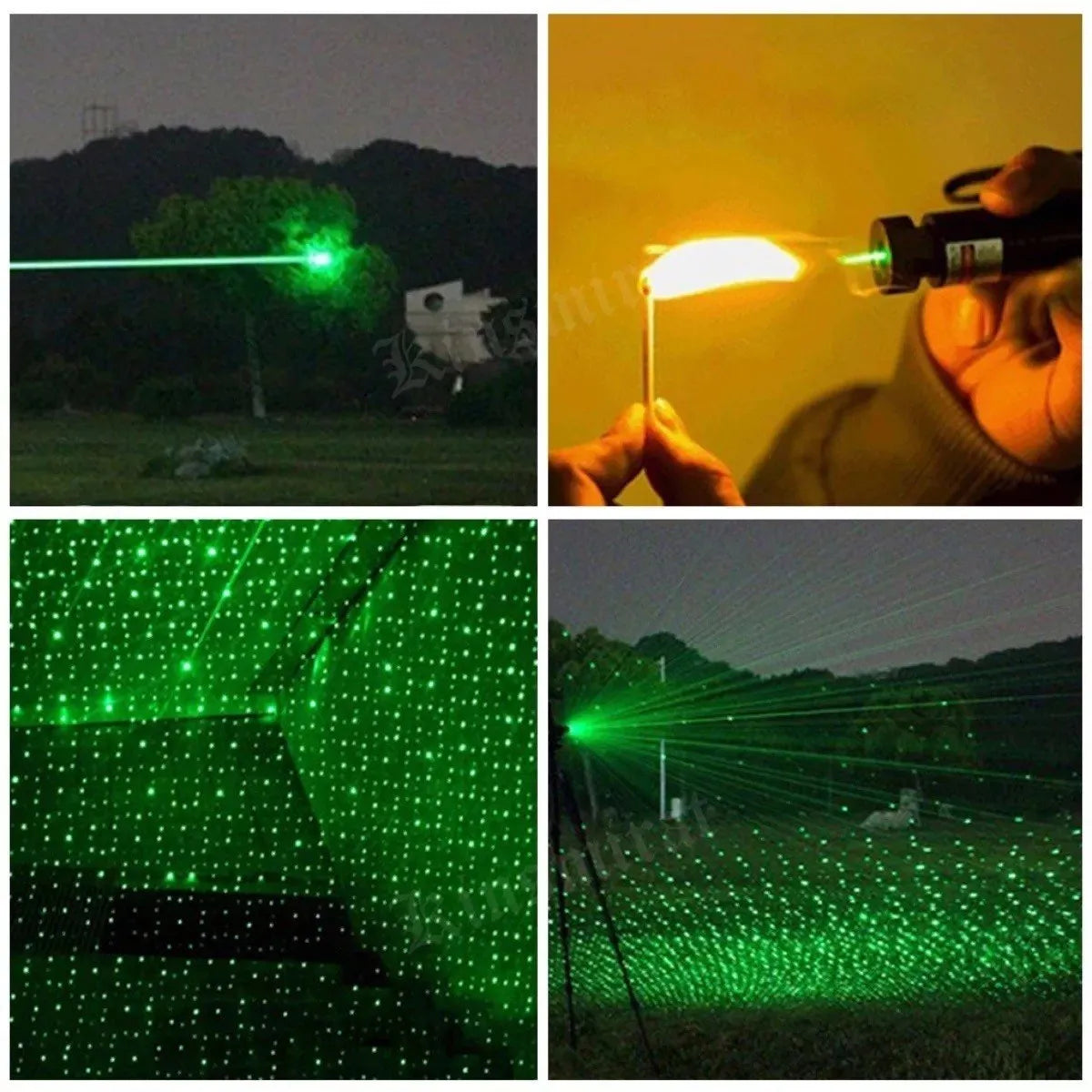 Puntero Láser Astronómico Verde de Alta Potencia 5000mW para Observación Estelar