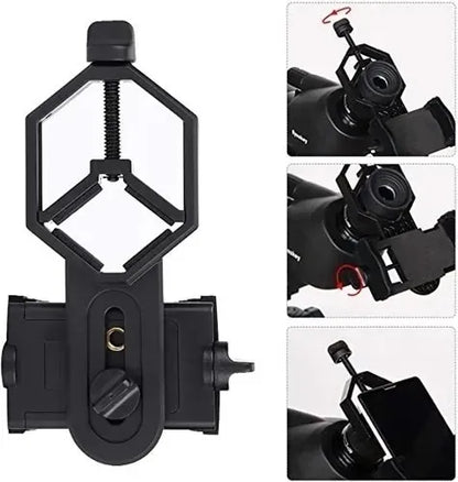 Adaptador Universal para Teléfono Celular | Compatible con Telescopios, Binoculares, Monoculares y Microscopios
