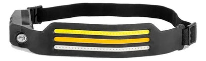 Linterna Frontal Recargable con Sensor y Tres Tiras LED – Potente, Resistente y Versátil para Actividades Profesionales y Outdoor