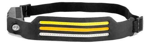 Linterna Frontal Recargable con Sensor y Tres Tiras LED – Potente, Resistente y Versátil para Actividades Profesionales y Outdoor
