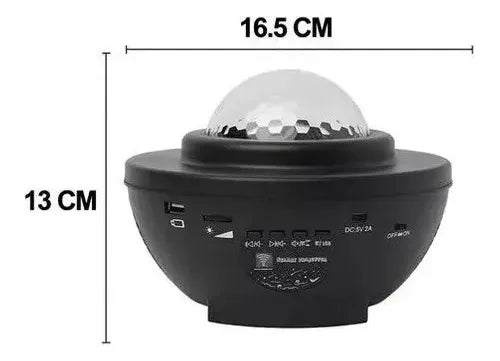 Proyector Galaxia Estrellas LED con Sonido Bluetooth y Control Remoto | Luz Nocturna Decorativa USB