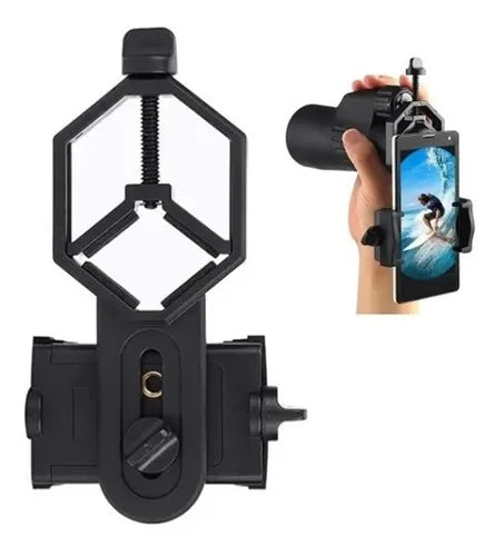 Adaptador Universal para Teléfono Celular | Compatible con Telescopios, Binoculares, Monoculares y Microscopios
